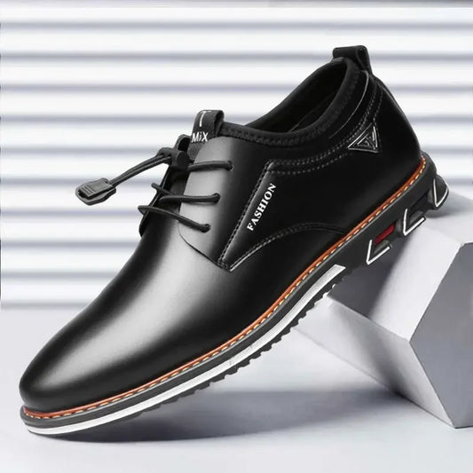 New Men Shoes Leather Cowhide