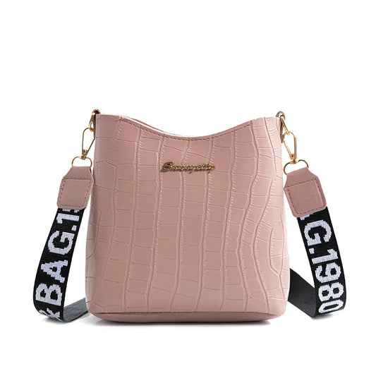Women’s Handbag Bucket Shoulder Bag Vintage Messenger Bags Crossbody for Female Storage Purse Shopper Tote Leather Sling Bag